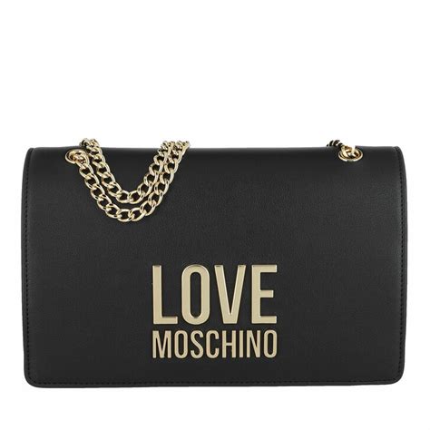 pochette love moschino nera